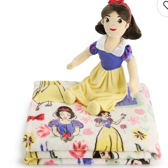 Disney Other - Disney Snow White Plush Doll and Blanket Set, NWT